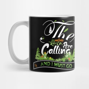 the mountains are calling Mug